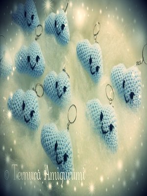 cover image of Crochet pattern cloud keychain